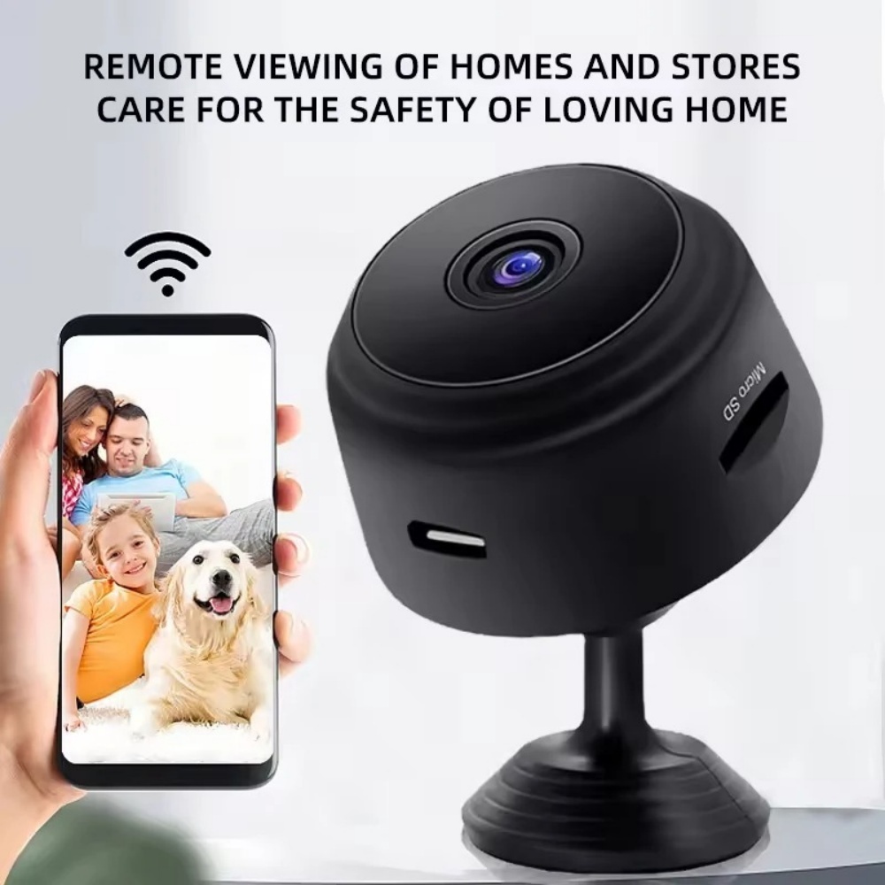 Home Security Prices - 1080P HD WiFiミニカメラ ワイヤレス暗視機能付き、内蔵マグネット収納、スマホ遠隔視聴対応、家庭用/赤ちゃん/ペット/乳母用セキュリティカメラ