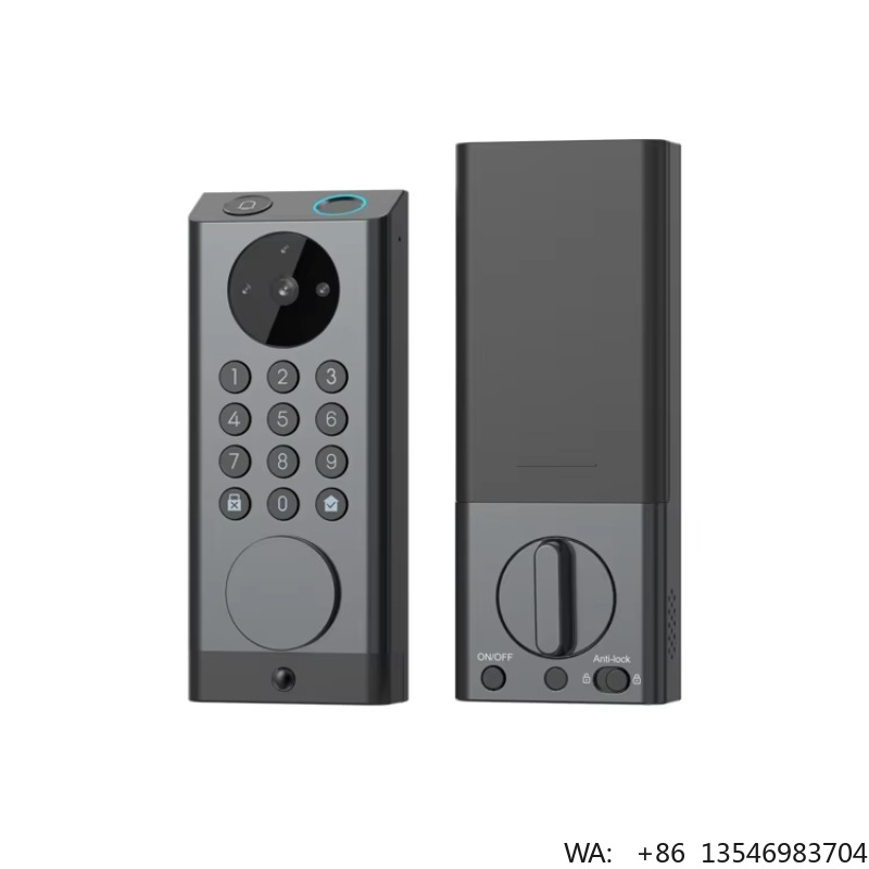 Home Security Features - ANIS ワイヤレス電子エントリーキーレススマートドアロック 3-in-1 セキュリティカメラドアベル 指紋認証＆スマートホーム安全機能
