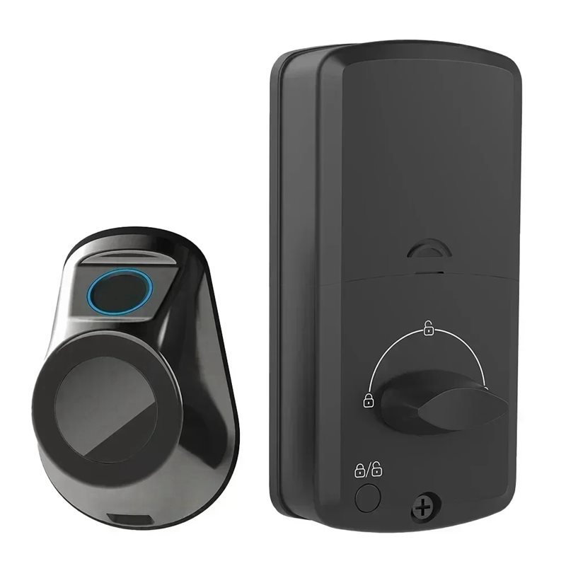 Home Security Features - 自動ロック機能と強化されたホームセキュリティのためのマルチアンロックオプションを備えたB44C指紋認証ドアロック