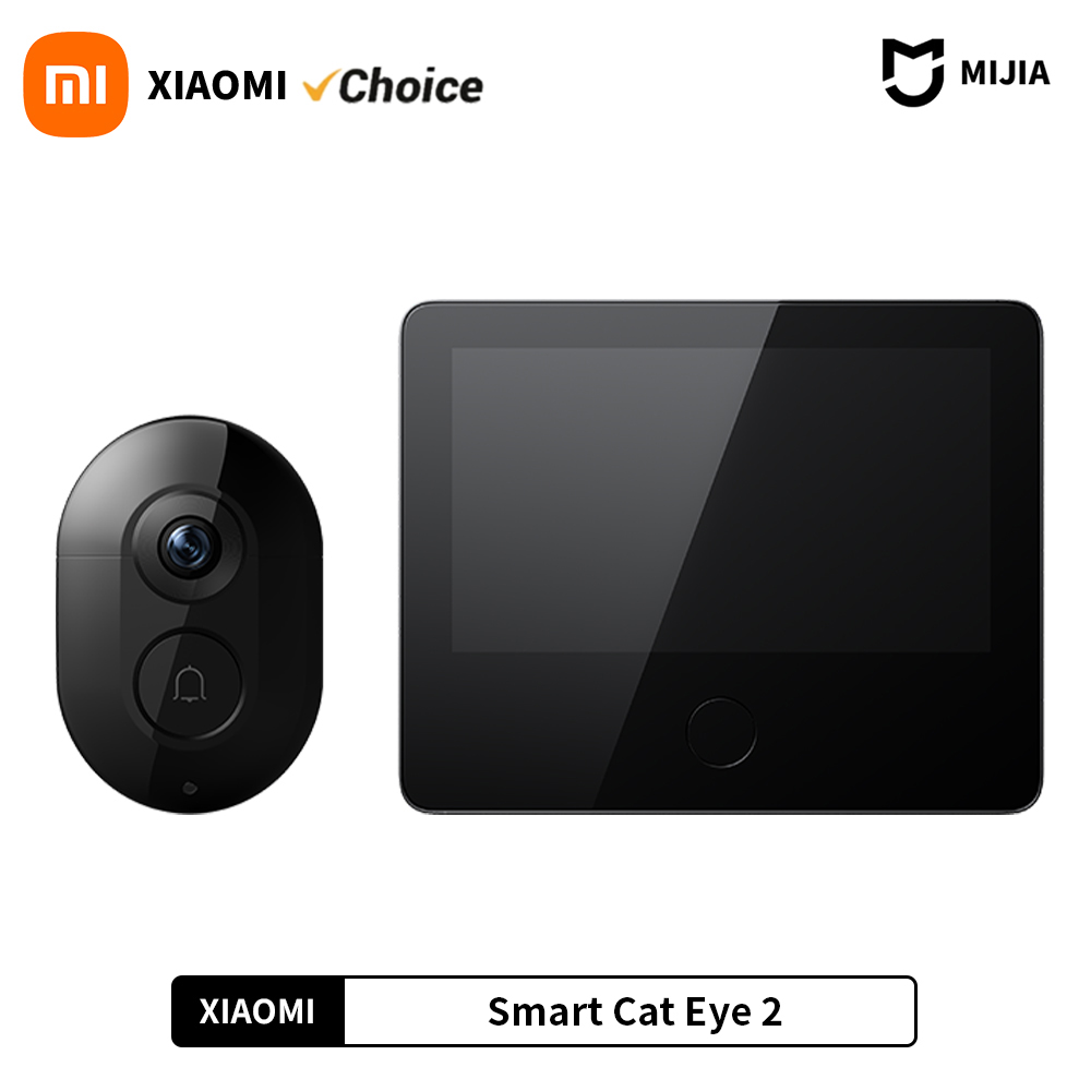 Home Security Camera Xiaomi - Xiaomi スマートキャットアイ 2 WiFi ワイヤレスカメラビデオのぞき穴ドアベル 3MP