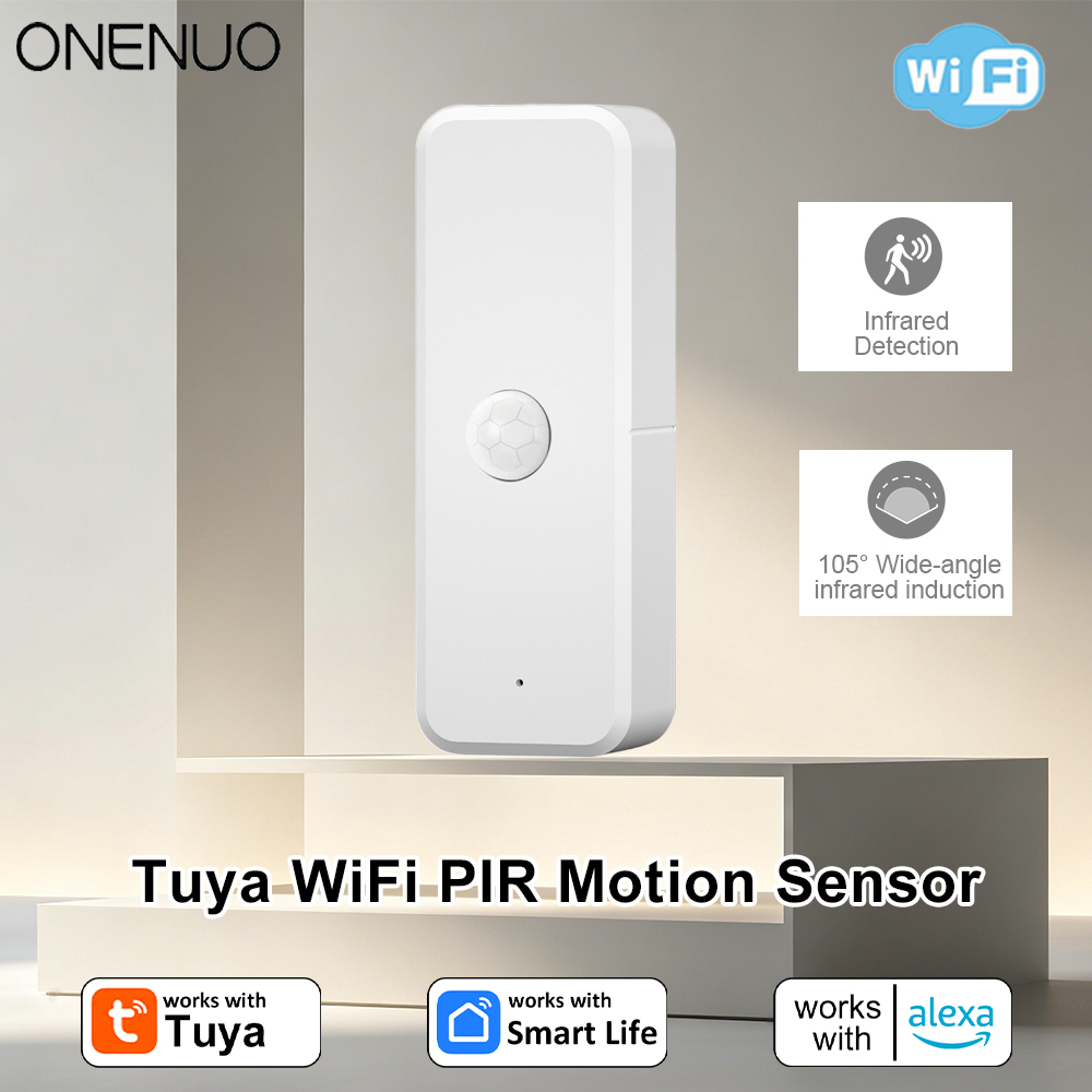 Home Security Alarm - 新しいTuya WiFi PIRモーション検知器人体赤外線誘導センサーホームセキュリティアラームスマートライフAPPアラートはAlexaと連携します