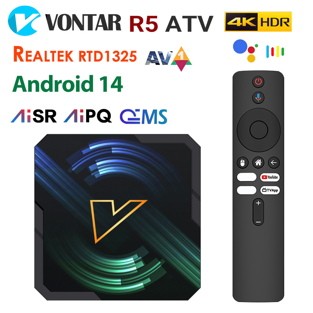 Home Security Ai - VONTAR R5 ATV Android14 TVボックス Realtek1325