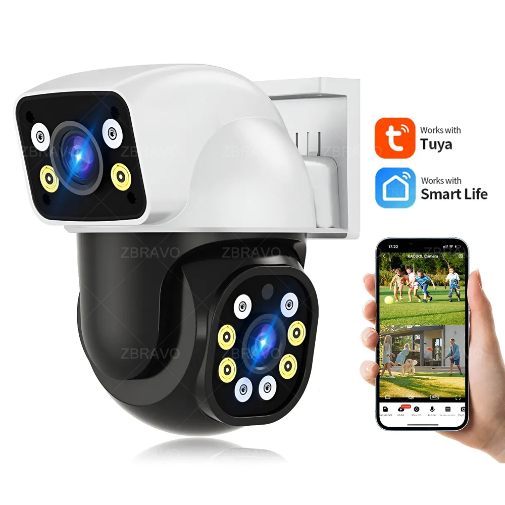 Home Security Panel - Smartlife 8MP WiFi Tuya 屋外カメラ ミニ