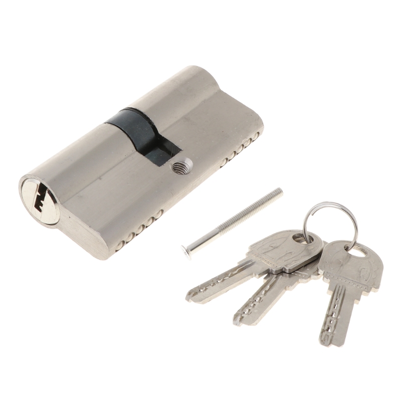 Home Security Doors - キー付きエントリードアロックシリンダーロックセット 3 キー付き盗難防止エントランスドアロックシングルオープンロックシリンダー家庭用