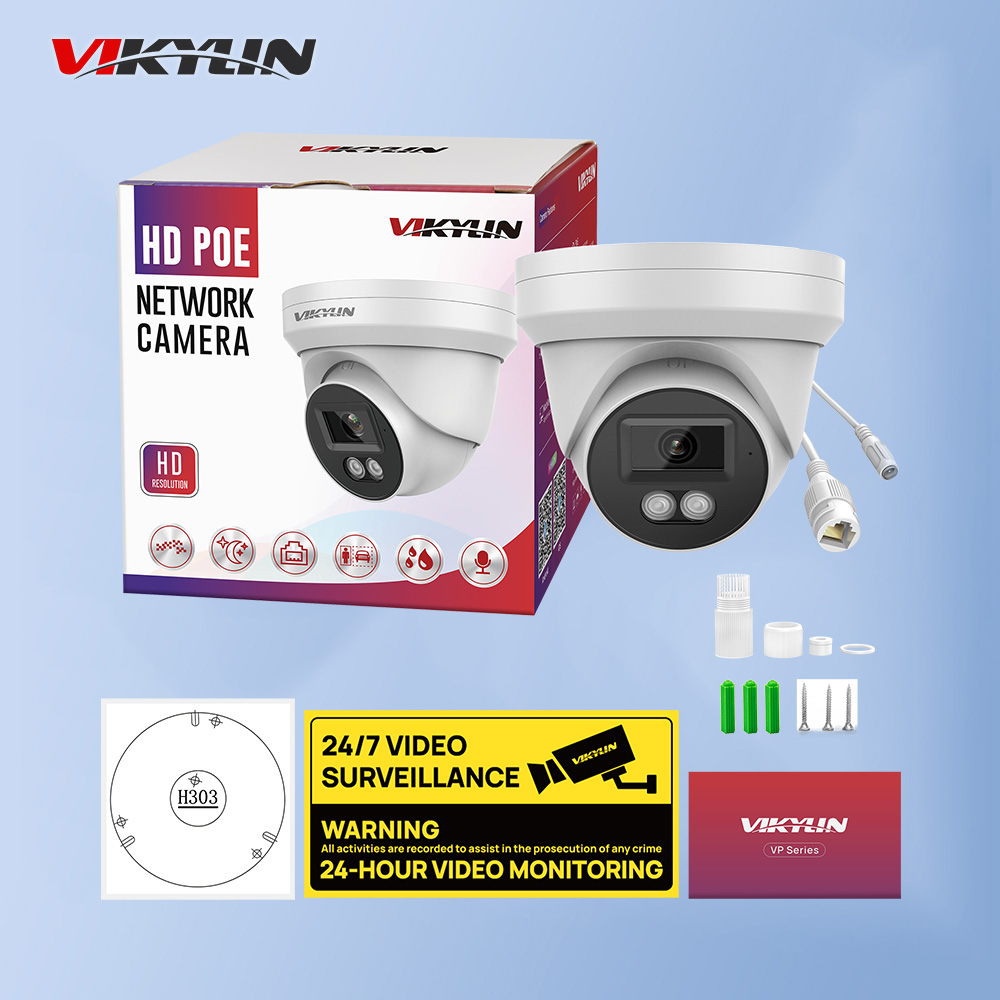 Home Security Service - VIKYLIN 8MP HD IP セキュリティカメラ Poe