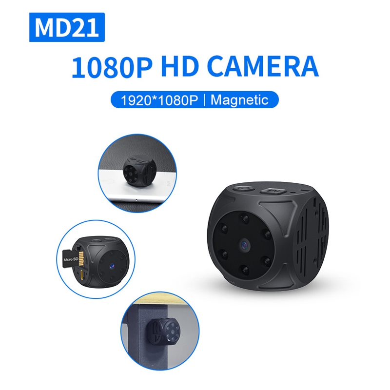 Home Security Video Cameras - ミニHDカメラ 1080p ポータブル小型ナニーカム ビデオ音声ミニDVレコーダー 屋内隠しセキュリティカメラ オフィス/自宅用