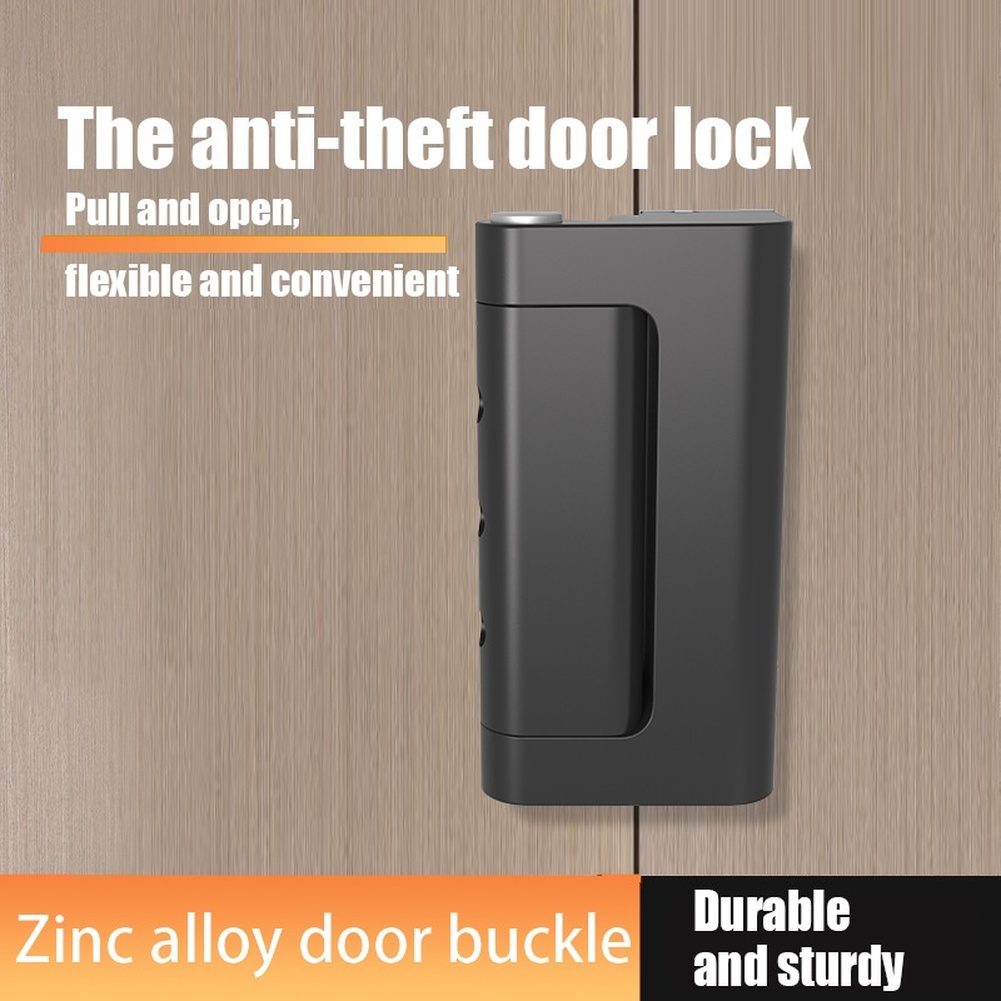 Home Security Doors - 1pc 亜鉛合金盗難防止ドアラッチバックルロックセキュリティ強化家の装飾ドアハードウェアアクセサリー