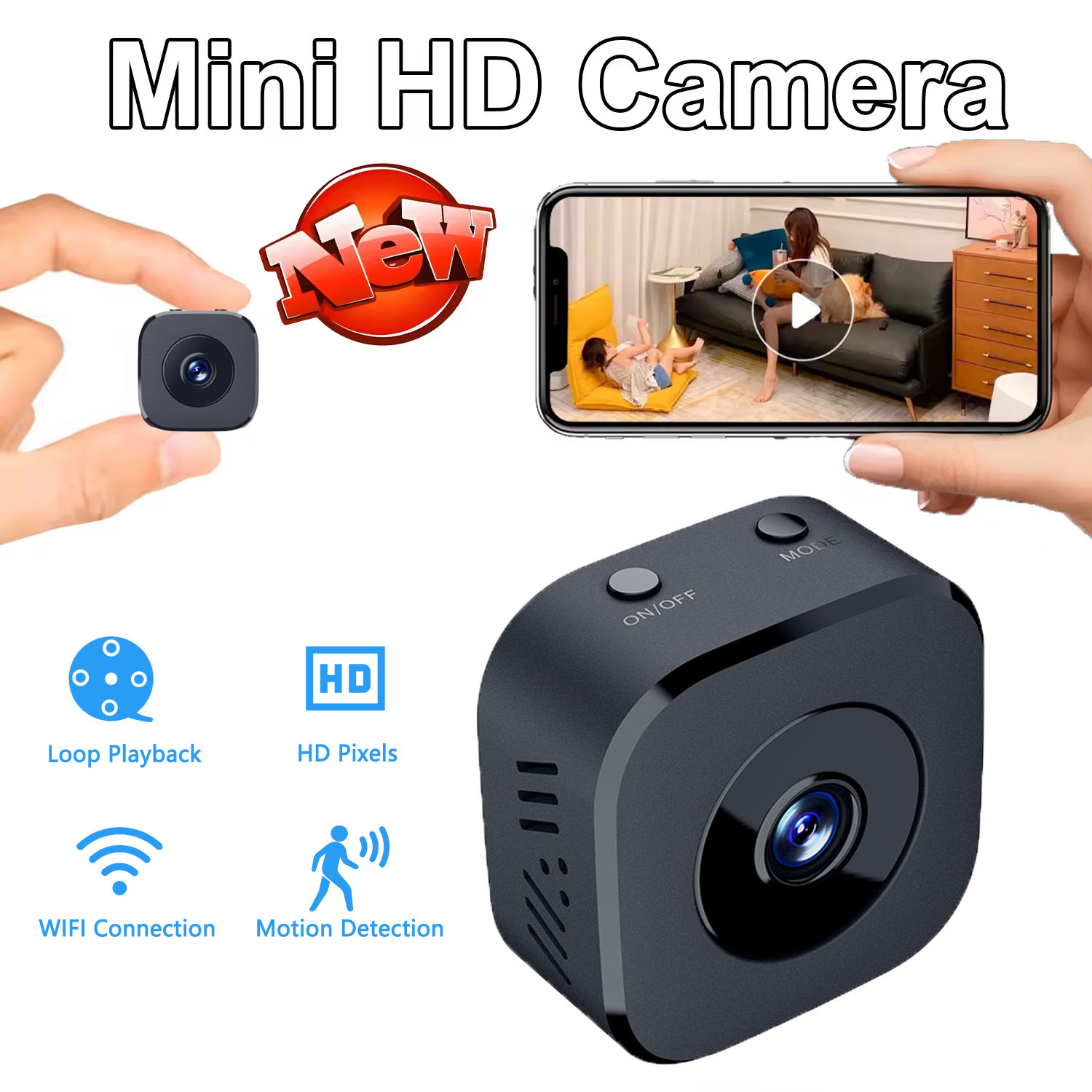 Home Security Prices - セキュリティカメラ 4K ミニ フルカラー ナイトビジョン 高解像度
