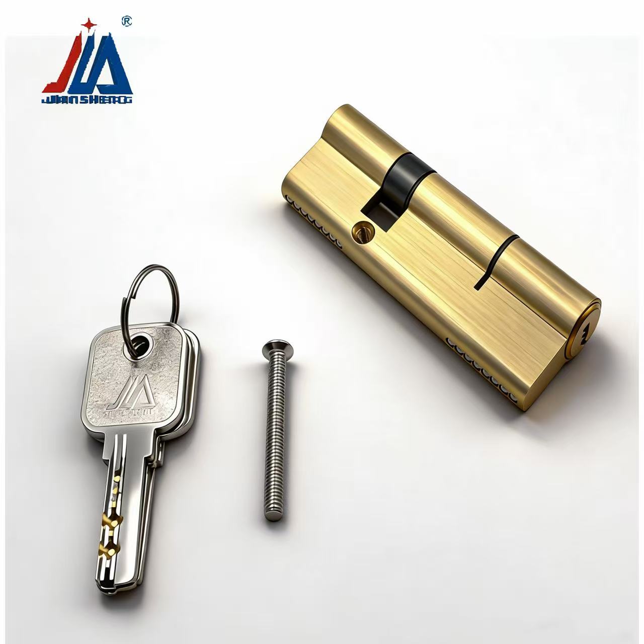 Home Security Doors - 真鍮製ドアロックシリンダー、アンチピックセキュリティロックコア、30/60分割カムロック、アルミ/UPVCドア用、ホームセキュリティハードウェア