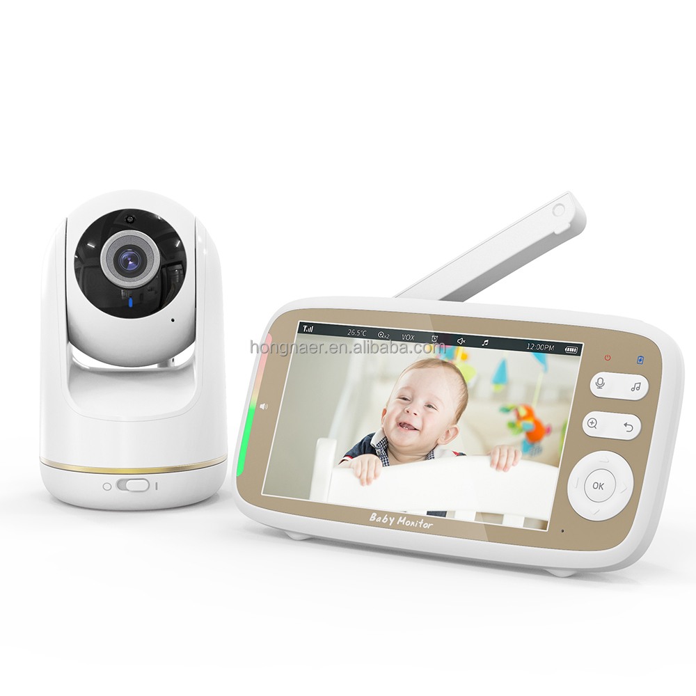 Home Security Video Cameras - ホンナール ホームオーディオ ベビーCCTV セキュリティ睡眠監視カメラ VB803 LCD