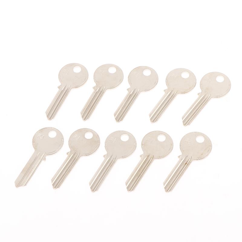 Home Security Doors - 10 個 F3 ダブルスロットキーブランク - ホームドアロックキーモールドアクセサリー、DIY