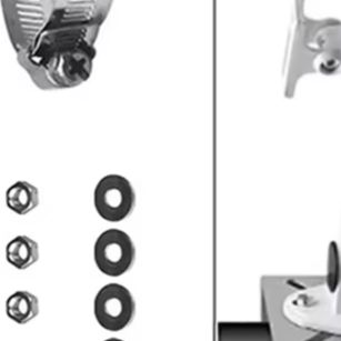 Home Security Ring Camera - 2025年製ステンレス鋼製垂直ポールマウント、屋外カメラ用、トリプル調整リング付き、耐候性、ホームセキュリティユーザー向け