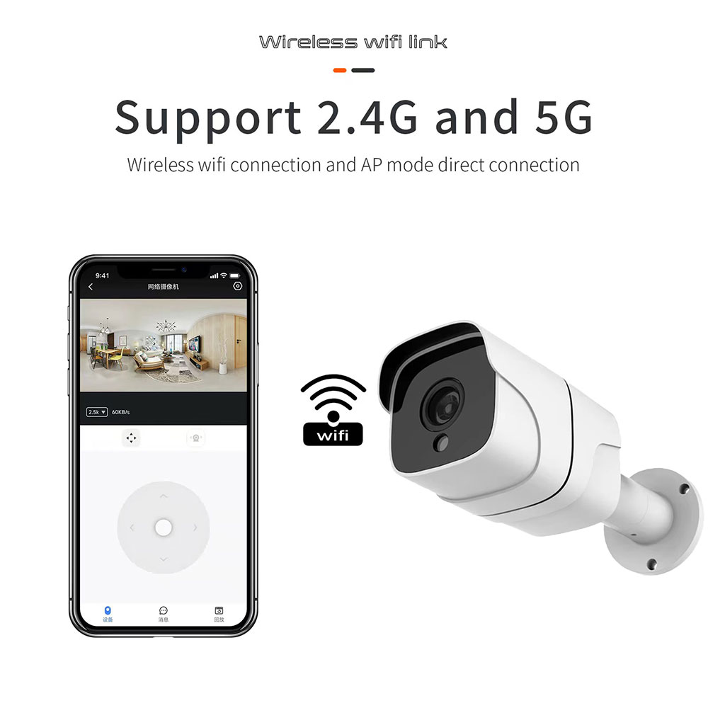 Tuya 5G Wifi IP カメラ屋外弾丸 5MP ホー - Home Security Google Camera のレビューと価格