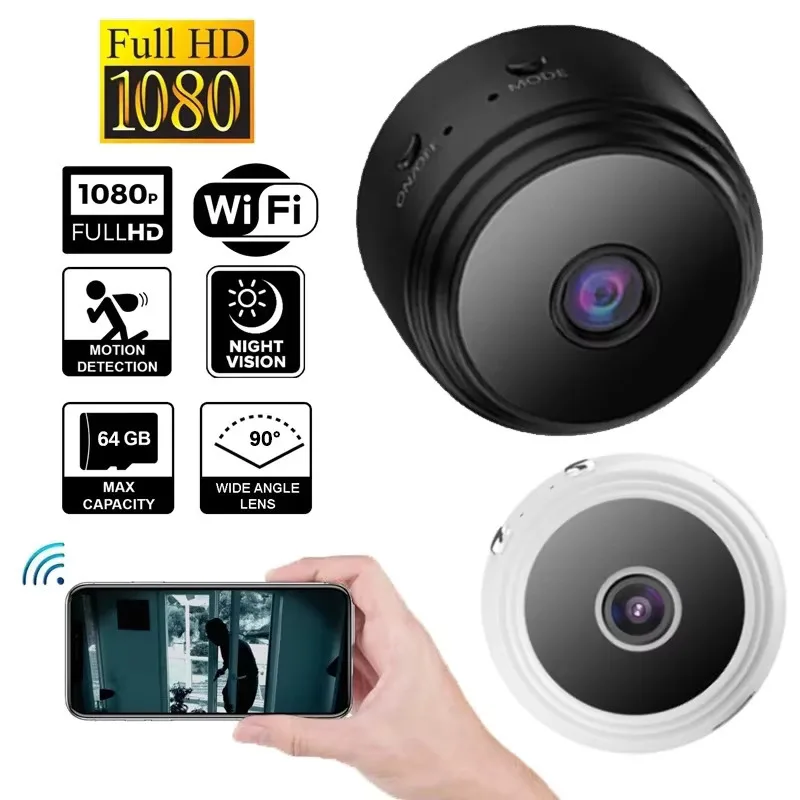 ミニワイヤレス赤外線暗視カメラA9,ホームセキュリティ監視カ - Home Security Prices のレビューと価格