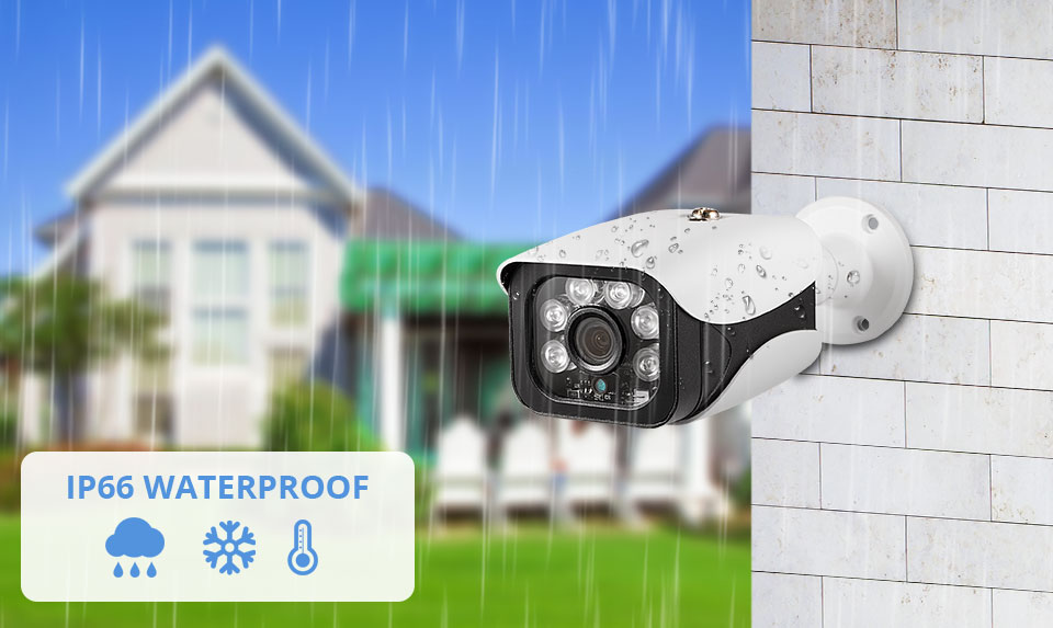 8MP セキュリティカメラシステム 4K POE NVR 屋 - Home Security Video Cameras のレビューと価格