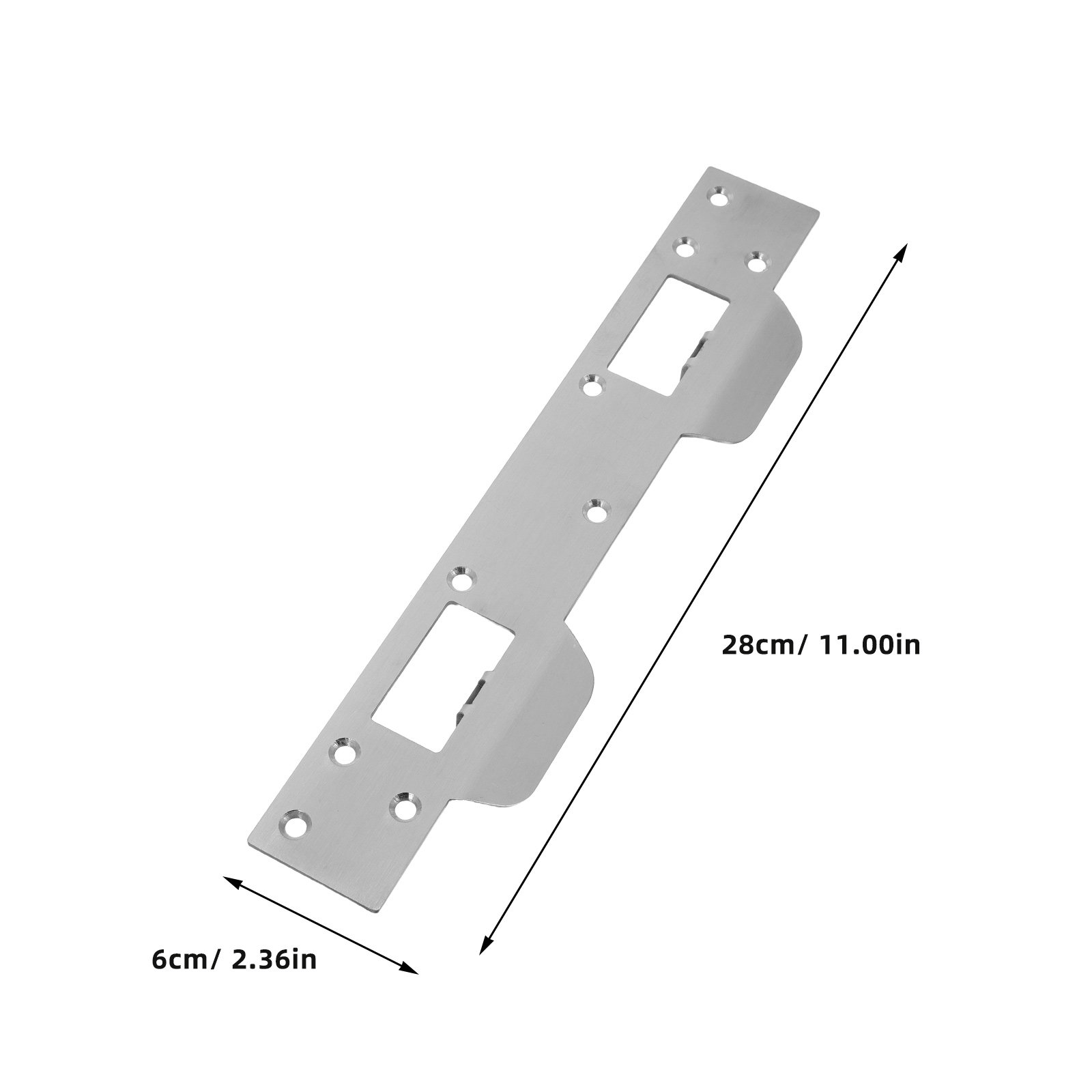 頑丈なステンレス製強化ドアストライクプレート、内外ドア用セキ - Door Reinforcer Kit のレビューと価格