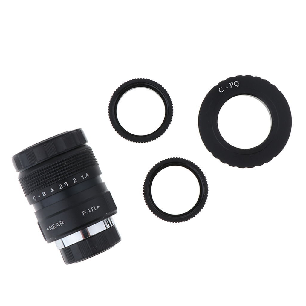 25mm CCTVレンズ F1.4 Cマウントアダプター マ - Home Security Ring Camera のレビューと価格