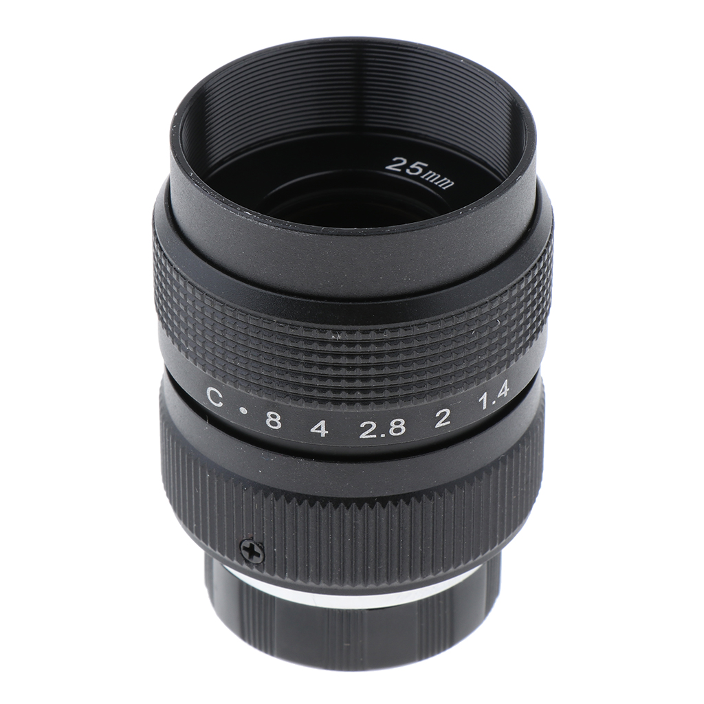25mm CCTVレンズ F1.4 Cマウントアダプター マ - Home Security Ring Camera のレビューと価格