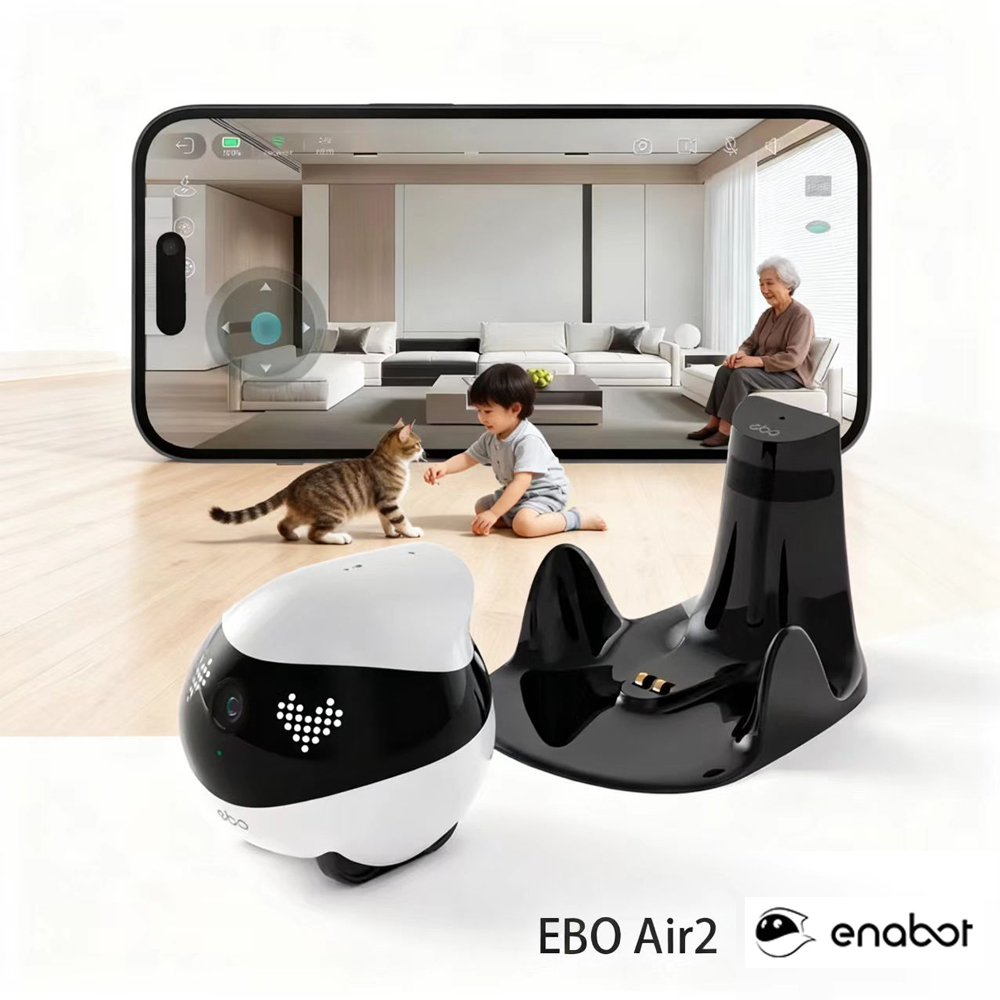 エナボット EBO AIR 2 コンパニオンロボット 2K  - Home Security Robot Dog のレビューと価格