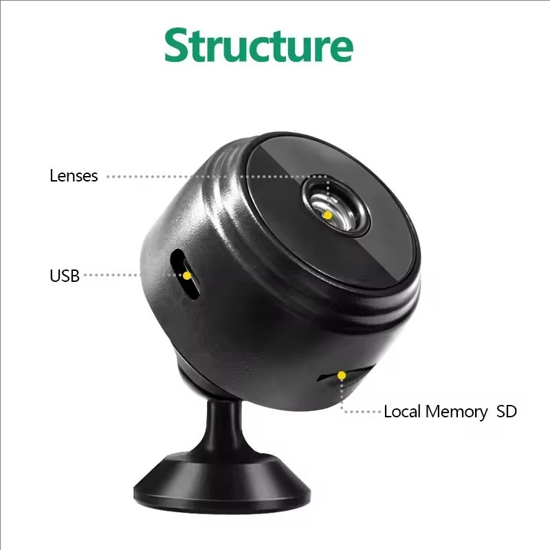 1080P HD WiFiミニカメラ ワイヤレス暗視機能付き - Home Security Prices のレビューと価格