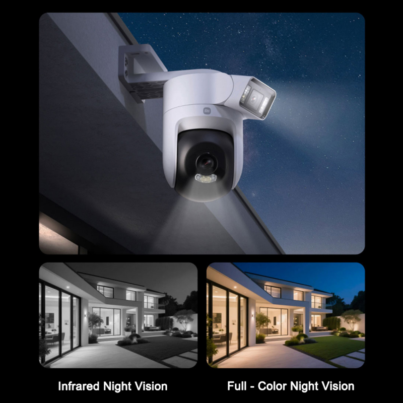 XIAOMI 新しい屋外カメラ 4 デュアル カメラ バージ - Xiaomi Home Security 360 のレビューと価格