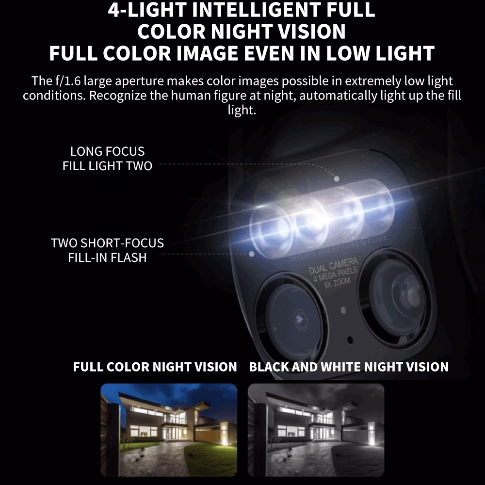 Xiaomi CW700S屋外カメラ 2.5K 9倍ズーム  - Home Security Camera Xiaomi のレビューと価格