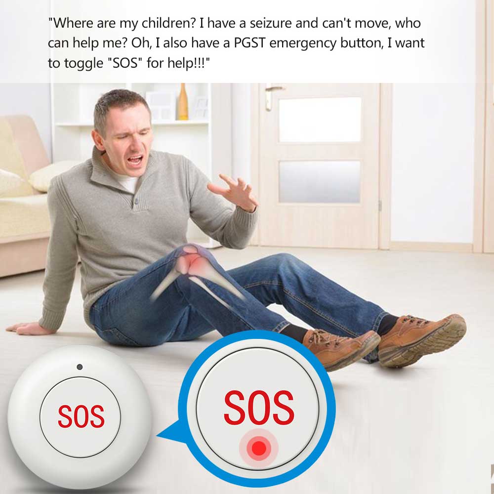 ワイヤレス SOS ボタンスマートホームゲートセキュリティド - Home Security Devices のレビューと価格