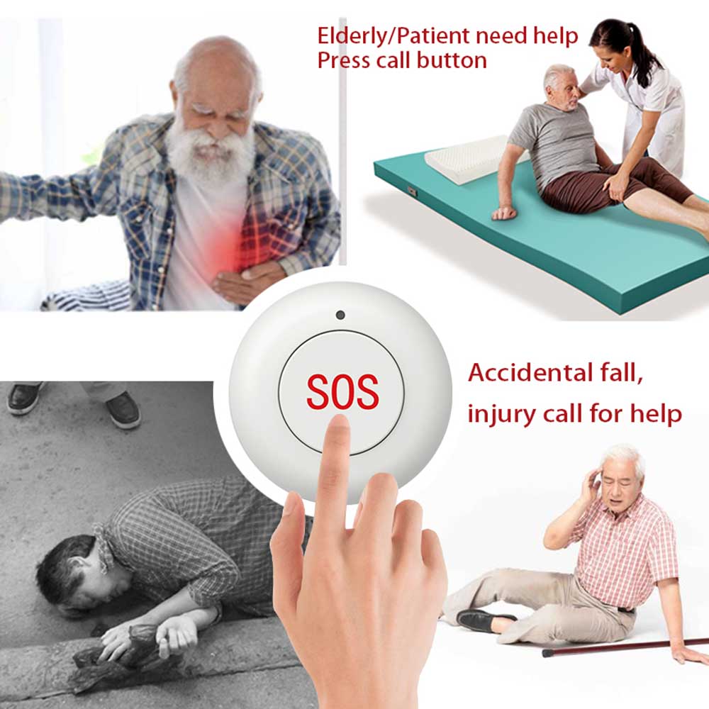 ワイヤレス SOS ボタンスマートホームゲートセキュリティド - Home Security Devices のレビューと価格