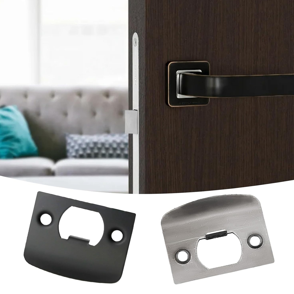 AT51-12 PCS ドアストライクプレート、ブラックデッ - Door Reinforcer Kit のレビューと価格