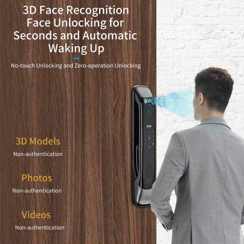 XSDTS DF03 3D顔認証 Wi-Fiリモートコントロ - Home Security Doors のレビューと価格