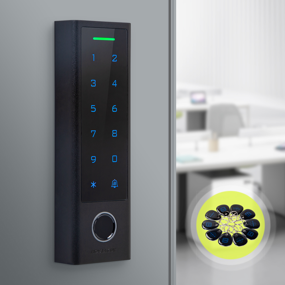 WIFI 防水ドアアクセス制御指紋パスワード Tuya スマ - Home Security Key Fob のレビューと価格
