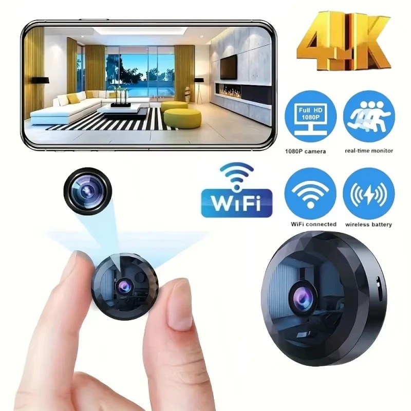 4KミニWiFiカメラ ワイヤレスセキュリティHDベビーモニ - Home Security Ai のレビューと価格
