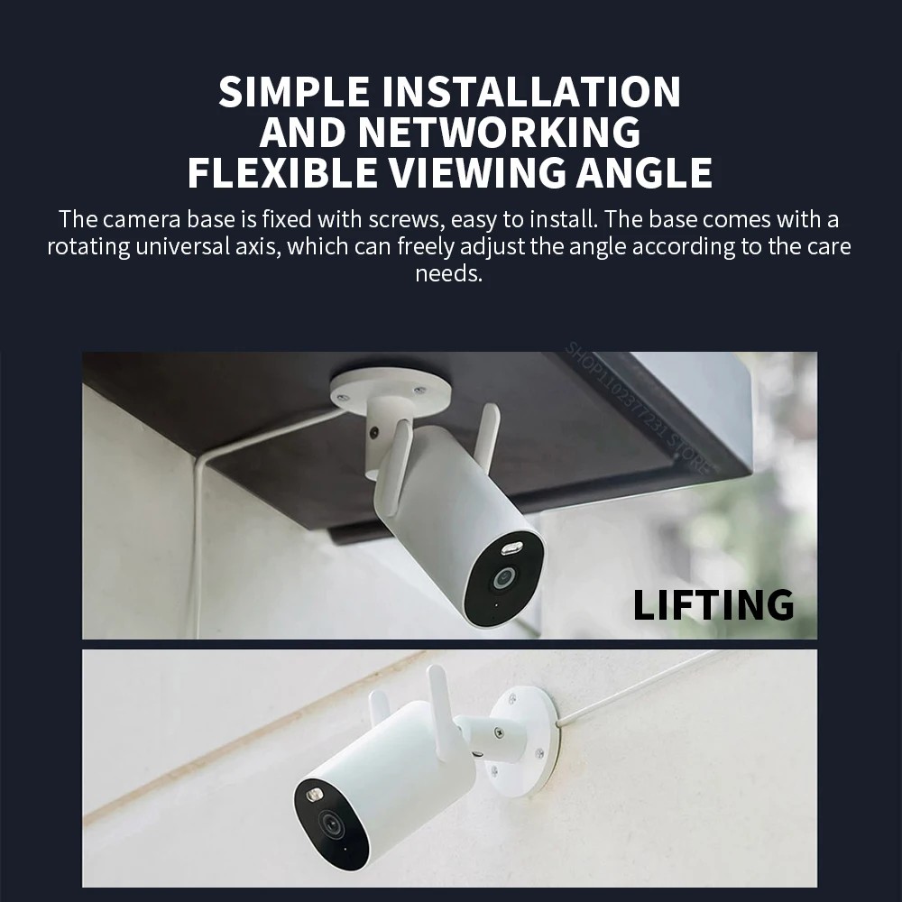 Xiaomi屋外カメラAW300 IP66 2K IP66フ - Home Security Camera Xiaomi のレビューと価格