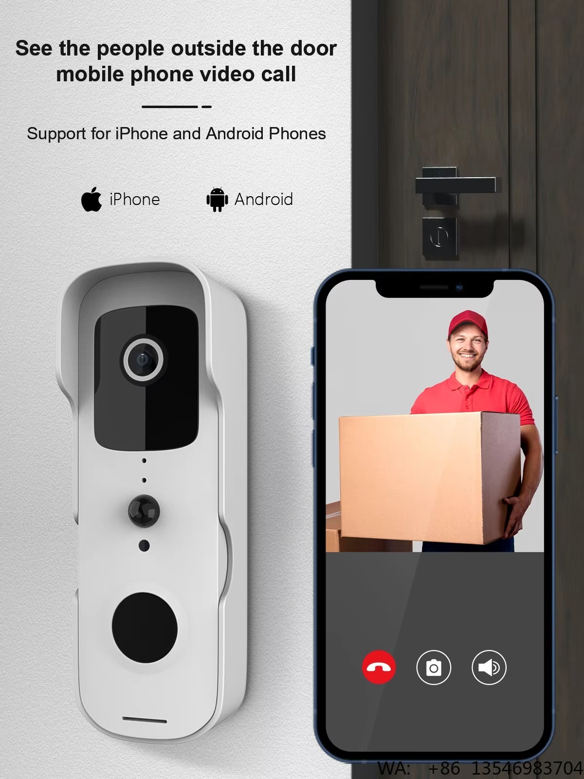 VESAFE卸売家庭用セキュリティスマートリングドアベルビデ - Home Security Ring Camera のレビューと価格