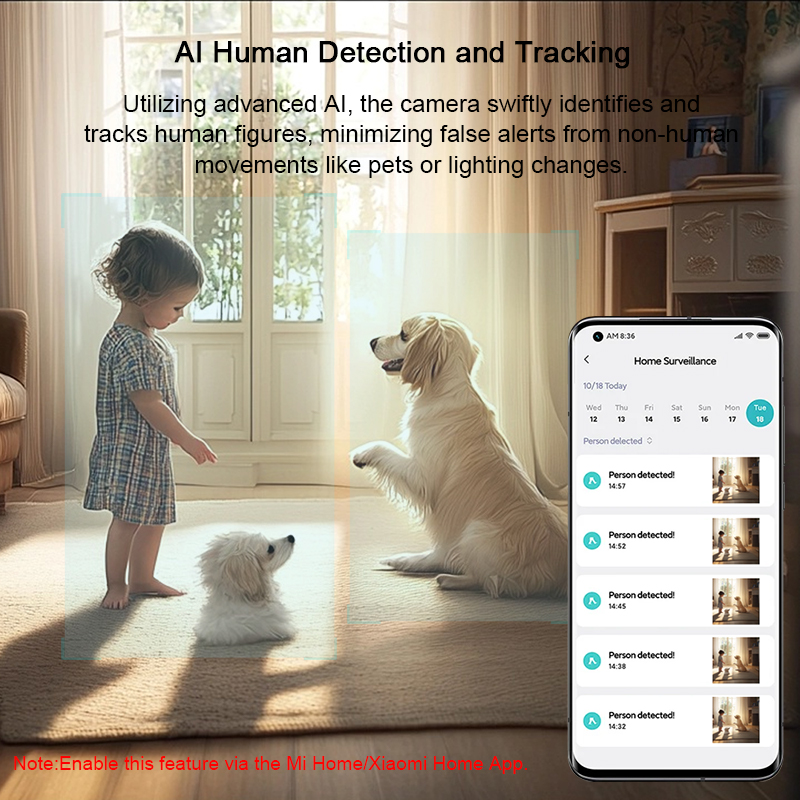 XIAOMI ホームセキュリティ インテリジェント Wifi - Home Security Camera Xiaomi Mi 360 のレビューと価格
