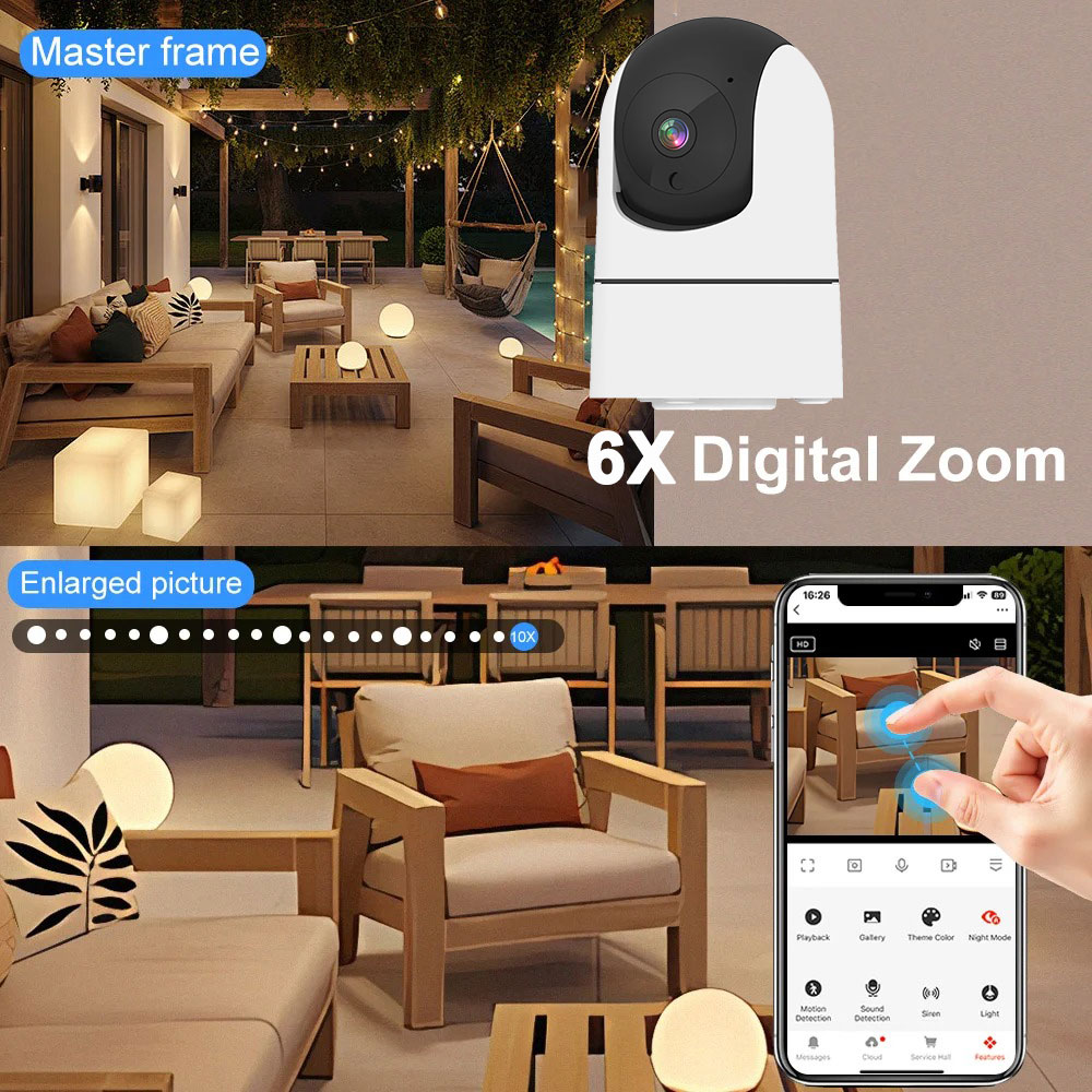 6MP WiFiカメラ Tuyaスマートホーム屋内5G WI - Home Security Google Camera のレビューと価格