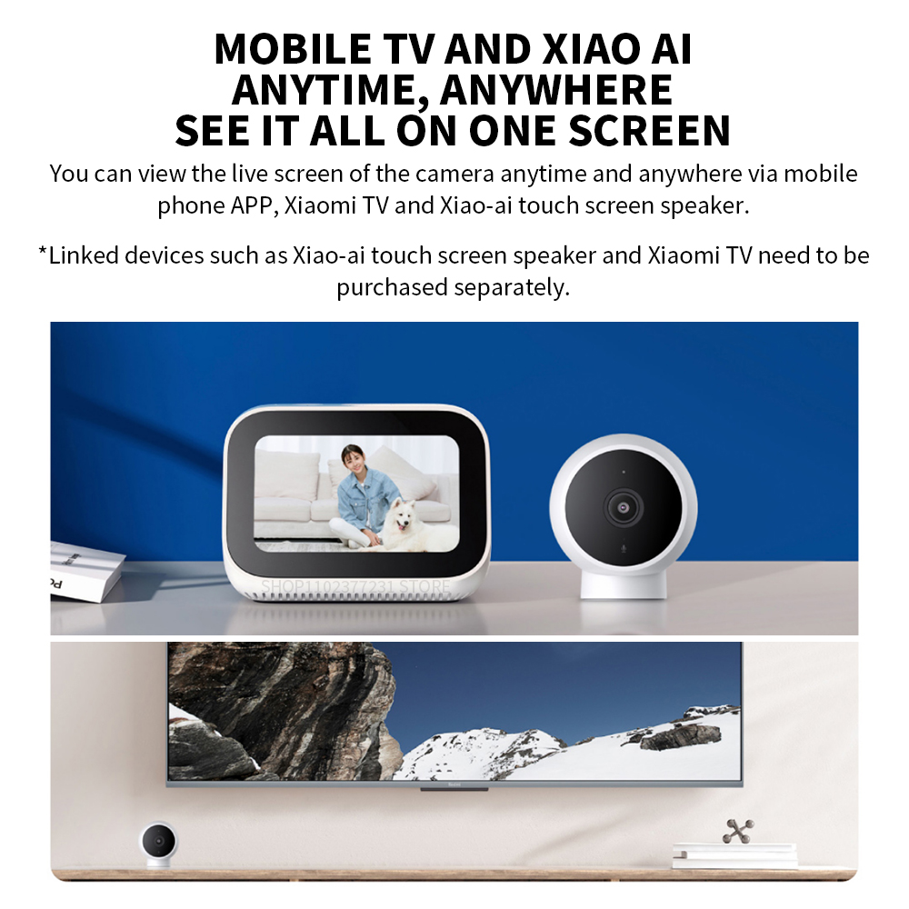 Xiaomi スマートIPカメラ 標準版 2K HD 赤外線 - Home Security Camera Xiaomi のレビューと価格