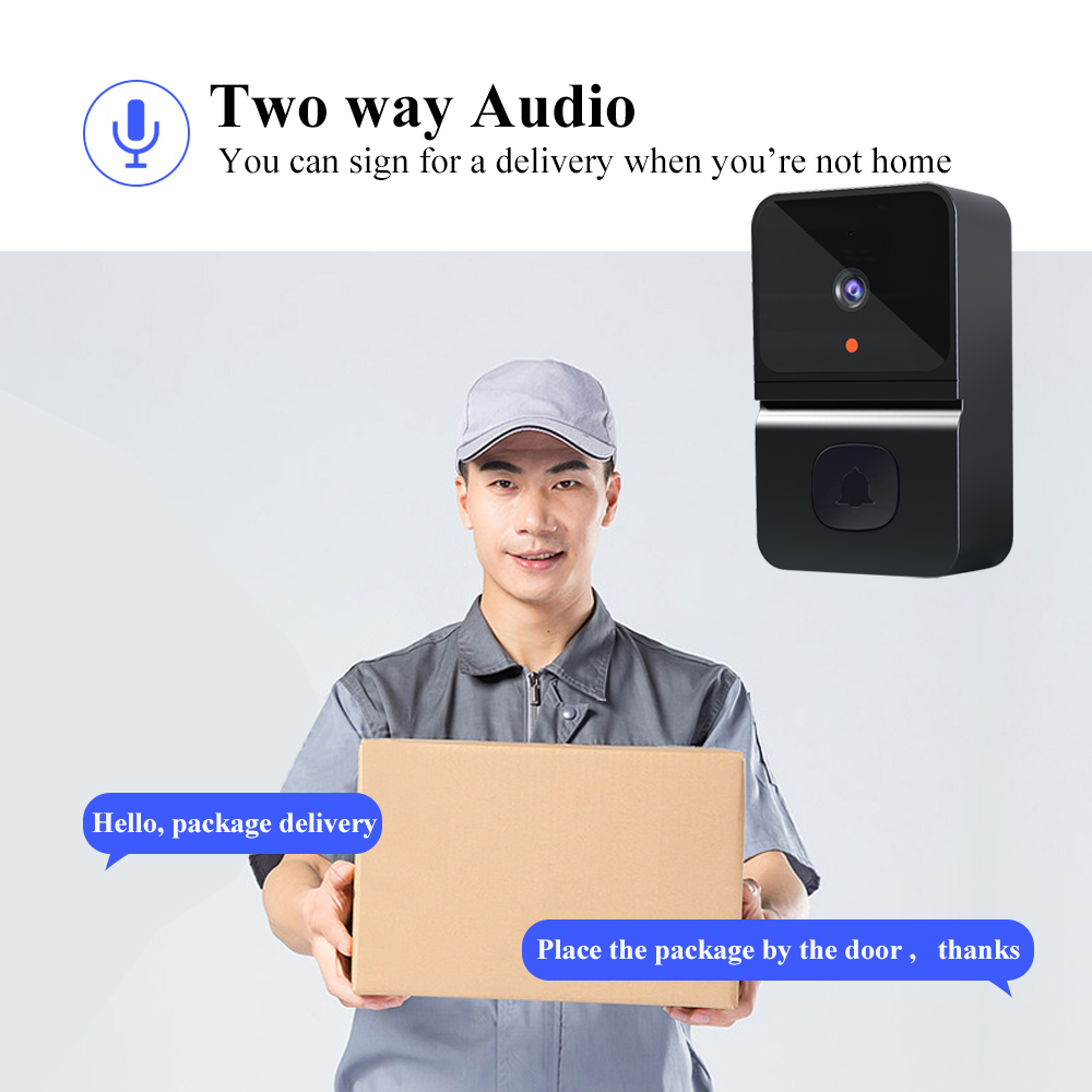 ドアベル,ワイヤレスホームビデオ,セキュリティカメラ,ドアベ - Home Security Ring Camera のレビューと価格