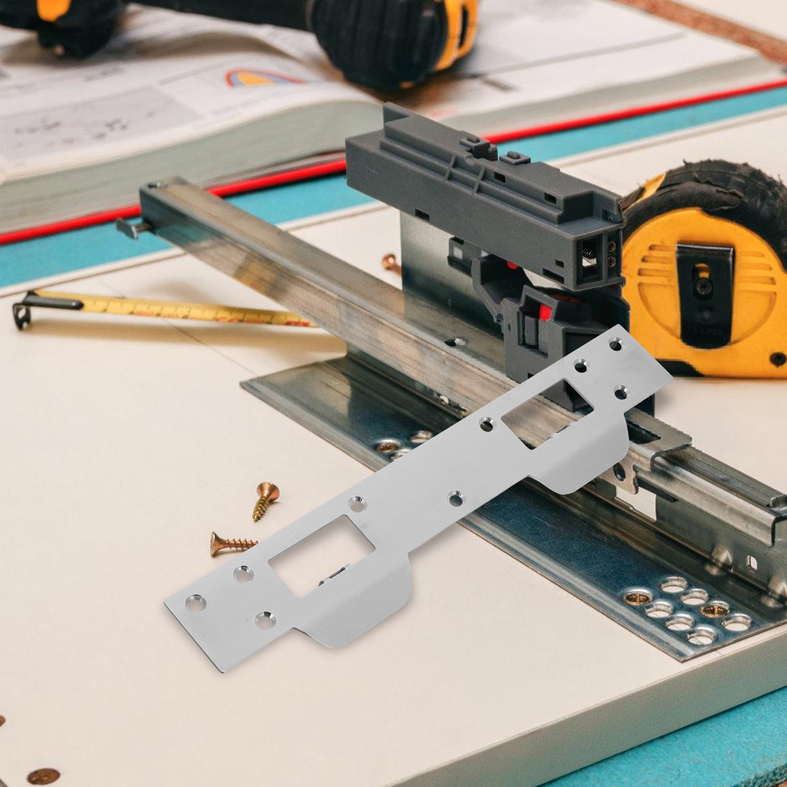 高耐久性ドアストライクプレート ダブルホール補強セキュリティ - Door Reinforcer Kit のレビューと価格