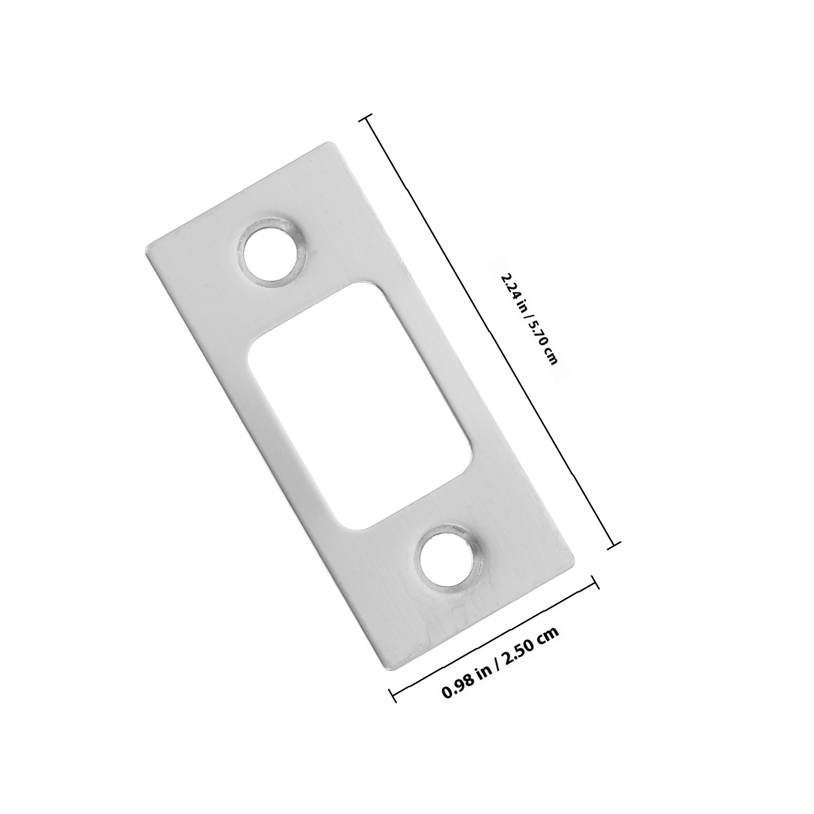 4個入りステンレス製ストライクプレート 多用途ドアフレーム補 - Home Security Doors のレビューと価格