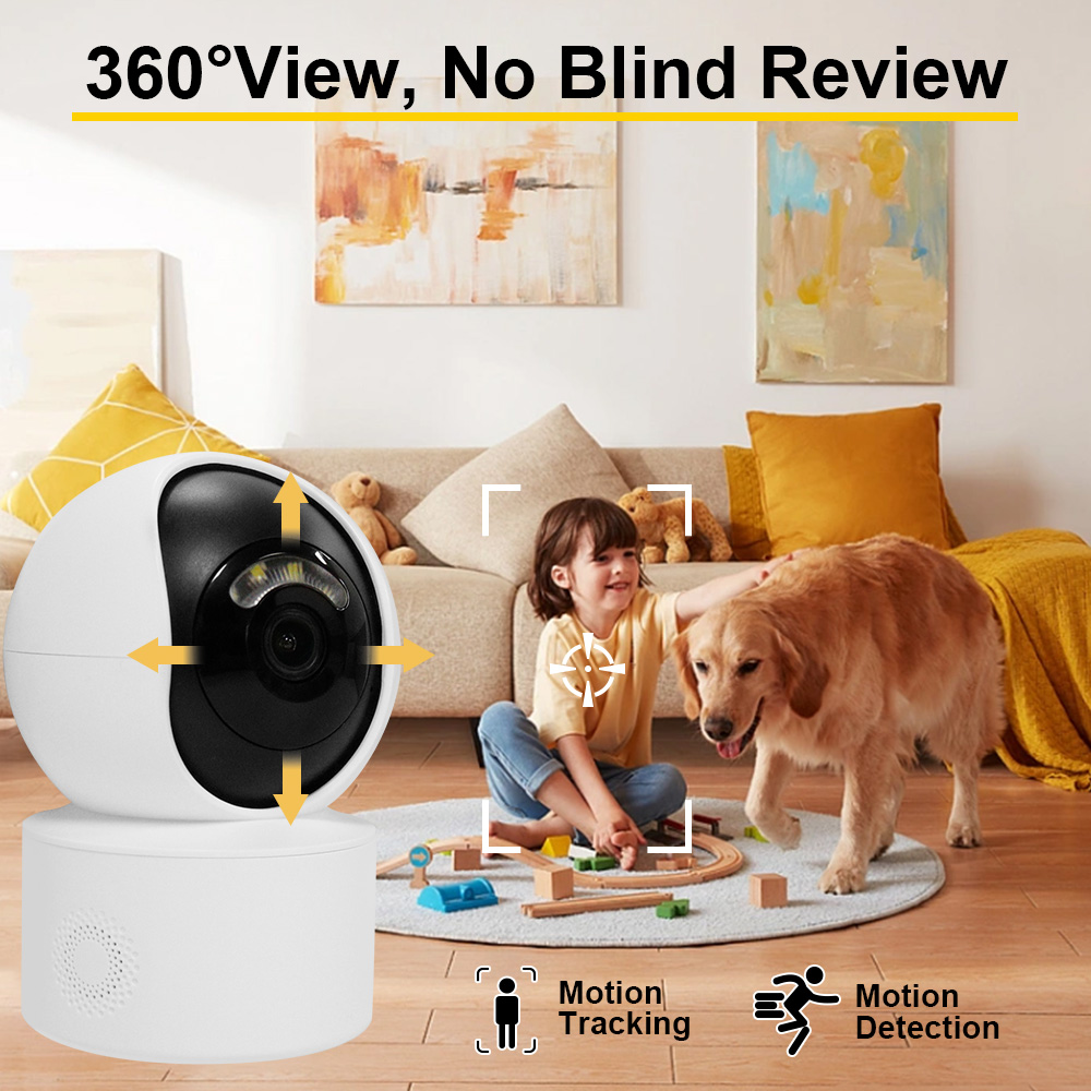 Yoosee 5MP WiFiセキュリティPTZ屋内IPカメ - Home Security Ai のレビューと価格
