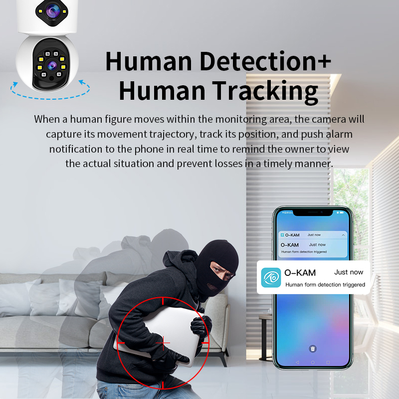 YI Lot APP 4MP デュアルレンズ フルカラー ワ - Home Security Ai のレビューと価格
