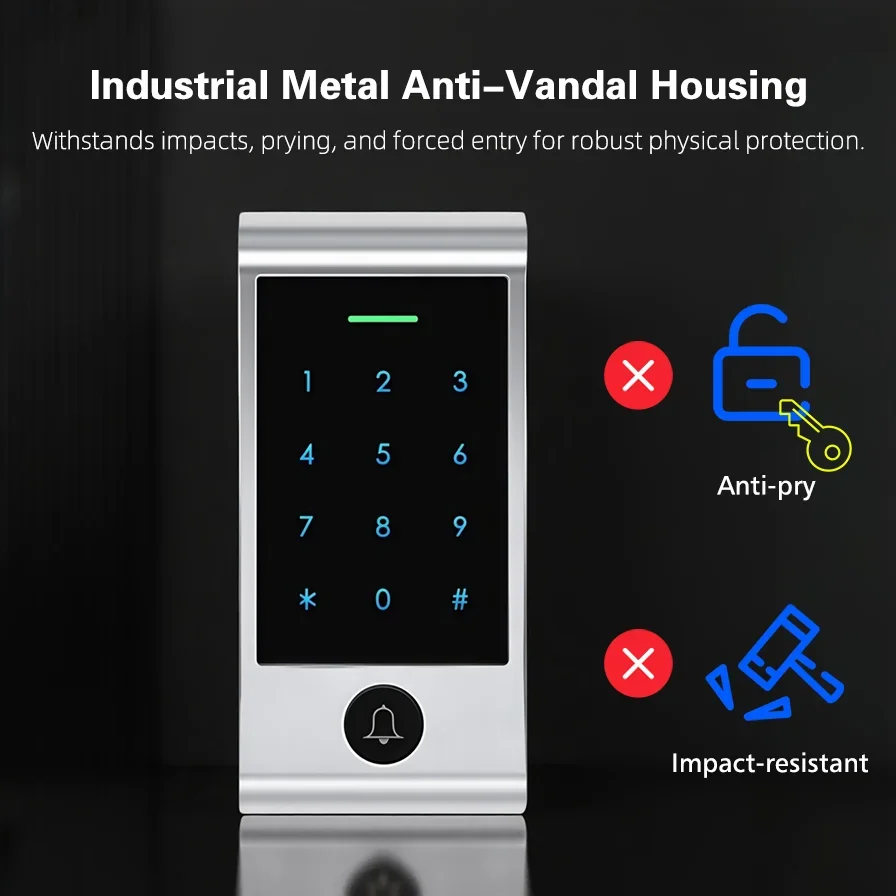 高度なWIFIリモートコントロールタッチキーパッドアクセスシ - Home Security Doors のレビューと価格