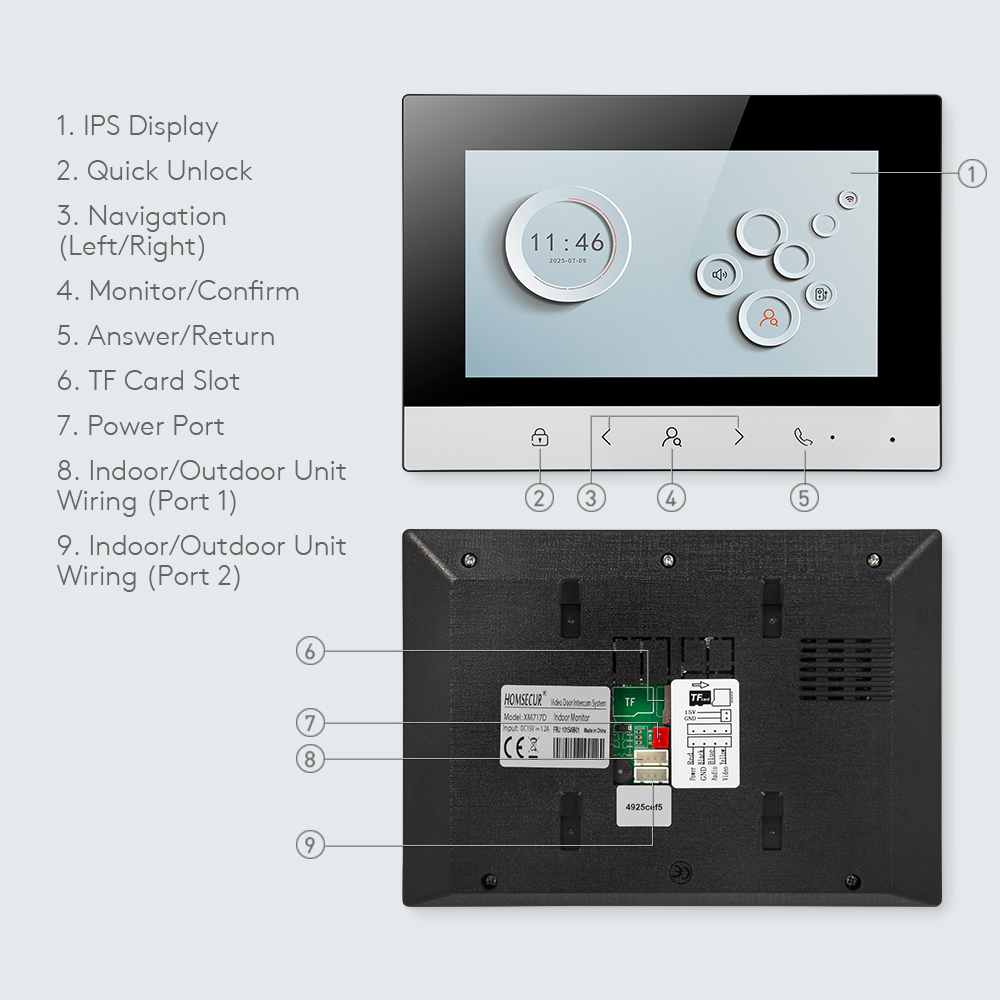 TuyaスマートWIFI屋内モニター 7インチ/10インチL - Home Security Panel のレビューと価格