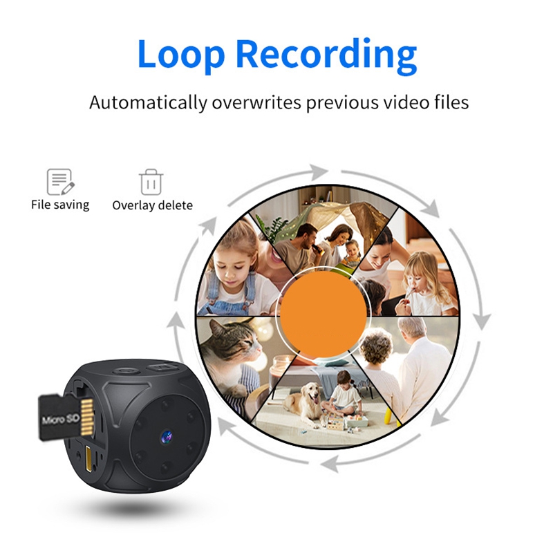 ミニHDカメラ 1080p ポータブル小型ナニーカム ビデオ - Home Security Video Cameras のレビューと価格