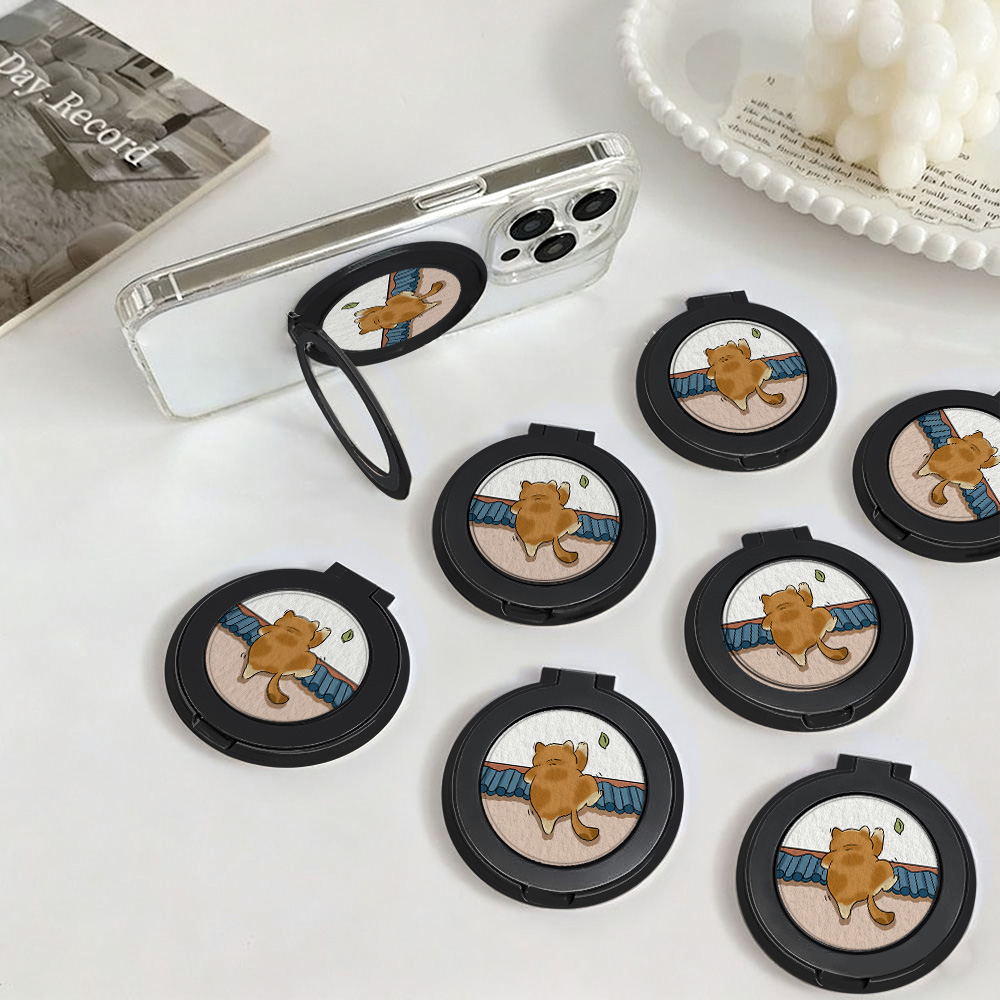 漫画猫フィンガーグリップユニバーサル携帯電話スタンド360度 - Home Security Service のレビューと価格