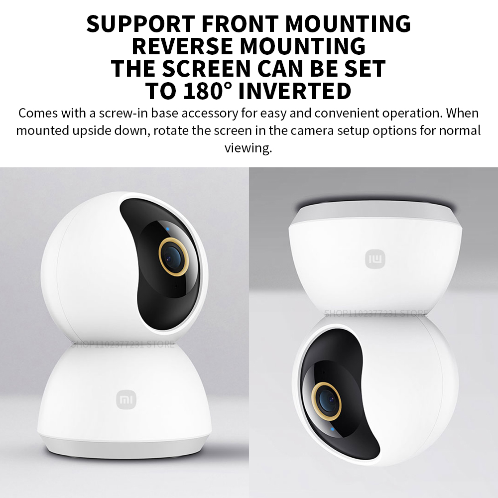 シャオミ360 °   スマートホームセキュリティカメラ M - Home Security Camera Xiaomi のレビューと価格