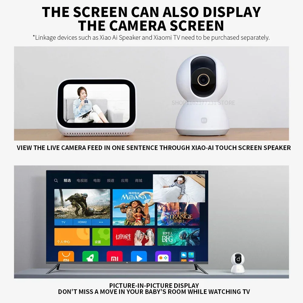 Xiaomiスマートホーム360 °   セキュリティカメラ - Home Security Camera Xiaomi Mi 360 のレビューと価格