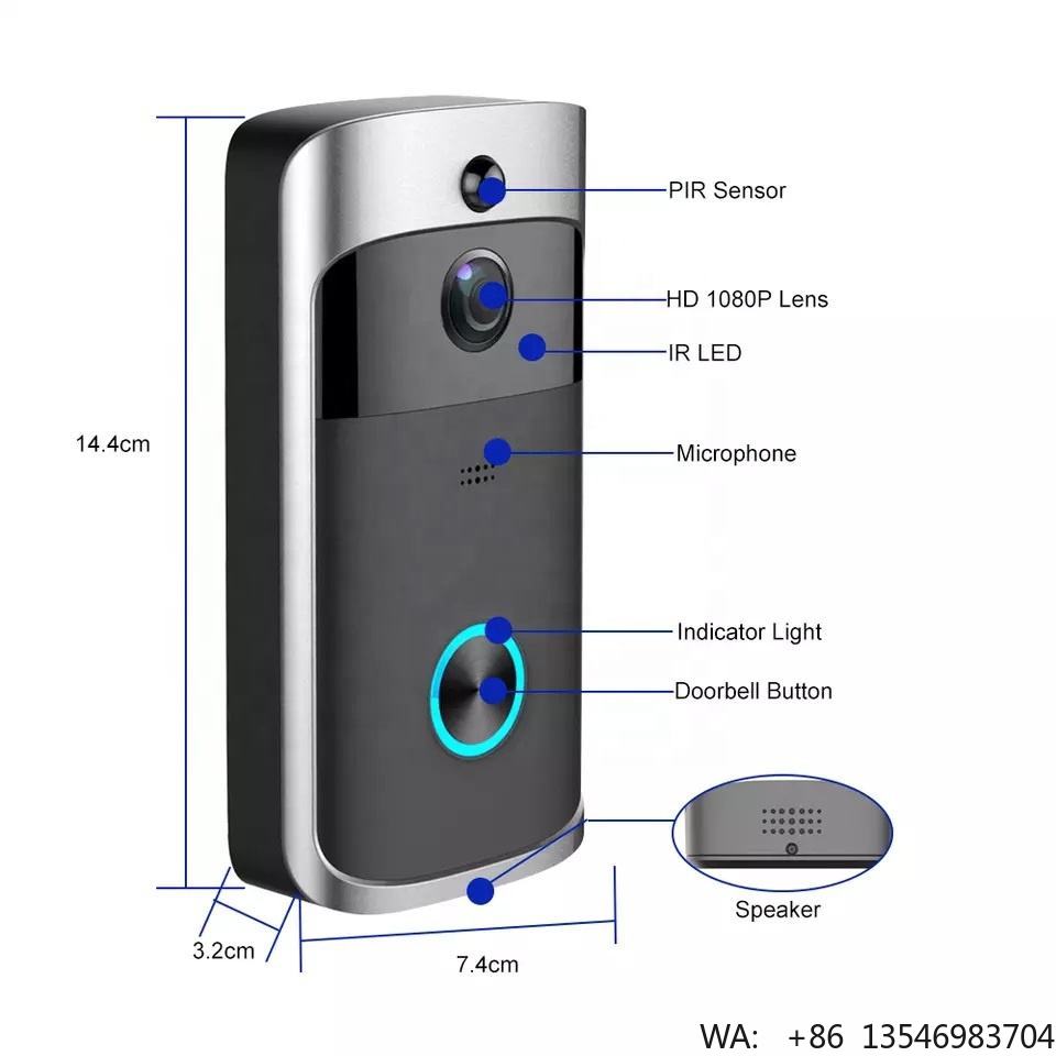 XZJスマート製品 インテリジェント双方向インターホン リン - Home Security Ring Camera のレビューと価格