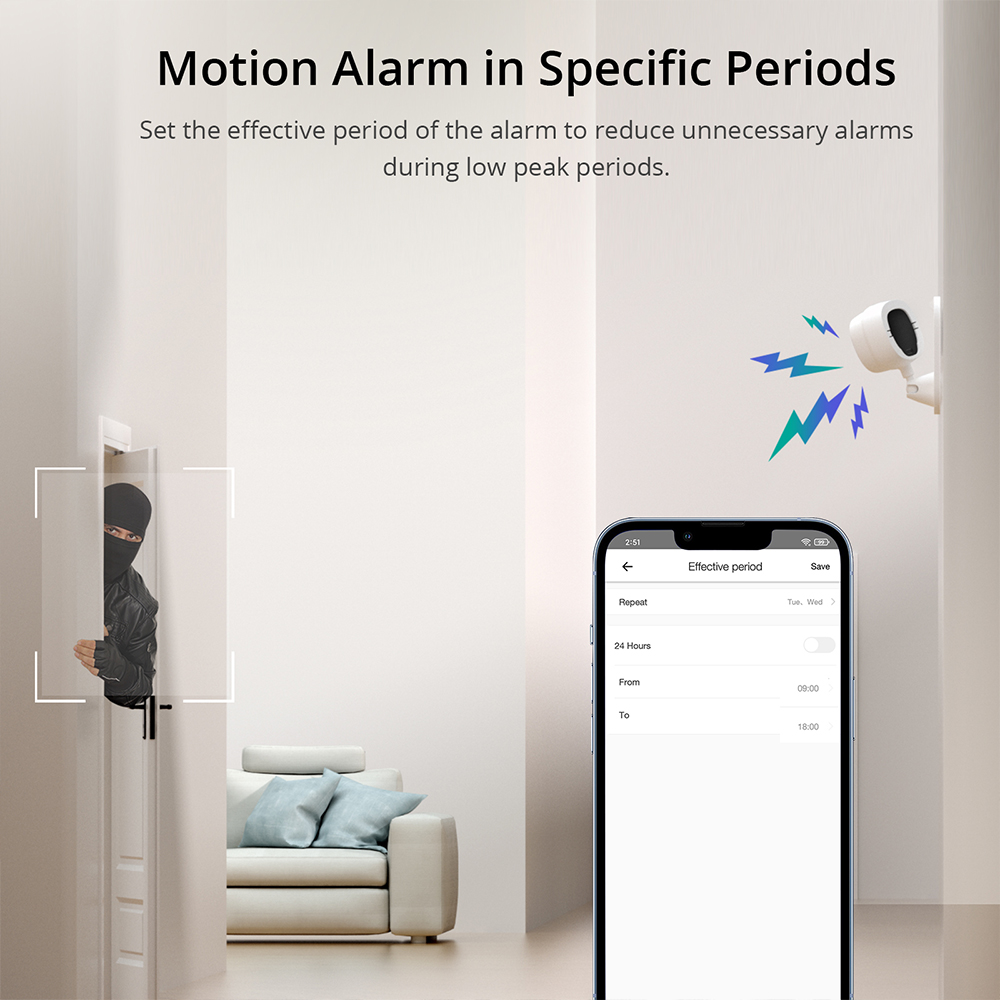 Sonoff-スマートホームセキュリティカメラ,モーション検 - Home Security Google Camera のレビューと価格